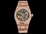 AUDEMARS PIGUET Royal Oak Openworked Tourbillon Rose Gold 41mm Swiss eta 3132 Movement Replica Watch